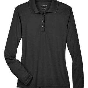 CORE365 Women's Pinnacle Performance Long Sleeve Piqué Polo