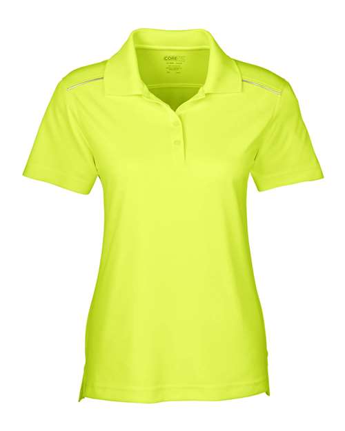 CORE365 Women's Radiant Performance Piqué Polo with Reflective Piping - Image 5