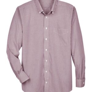 Devon & Jones Men's Crown Collection® Gingham Check Woven Dress Shirt
