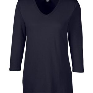 Devon & Jones Women's Perfect Fit™ Bracelet-Length V-Neck Top