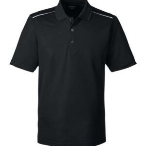 CORE365 Men's Radiant Performance Piqué Polo with Reflective Piping