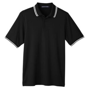 Devon & Jones Men's CrownLux Performance® Plaited Tipped Polo