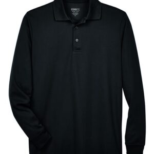 CORE365 Men's Tall Pinnacle Performance Long Sleeve Piqué Polo