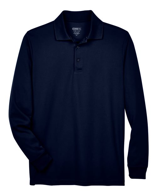 CORE365 Men's Tall Pinnacle Performance Long Sleeve Piqué Polo - Image 4
