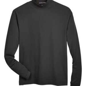 Devon & Jones Unisex Sueded Jersey Mock Neck T-Shirt