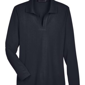 Devon & Jones Women's CrownLux Performance® Plaited Long Sleeve Polo
