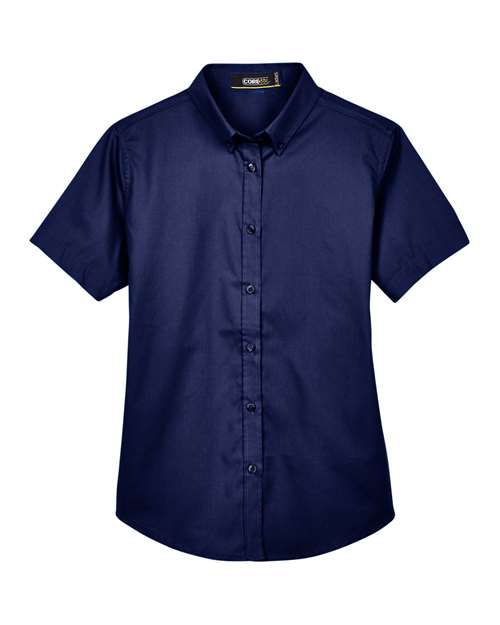 CORE365 Women's Optimum Short Sleeve Twill Shirt - Image 4