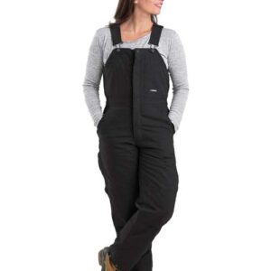 Berne Apparel Women's Softstone Duck Insulated Bib Overall