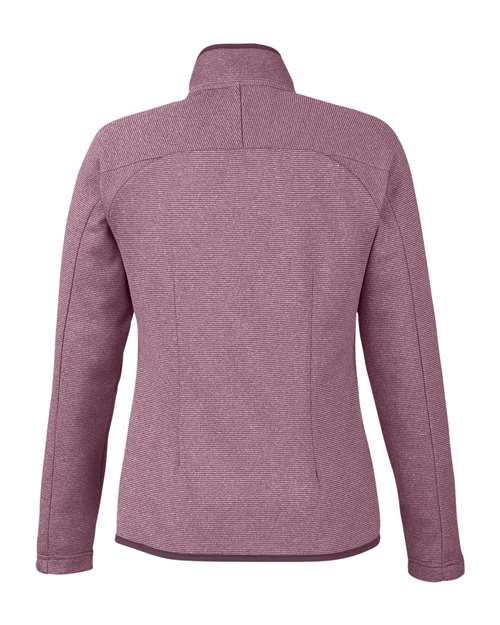 CORE365 Women's Venture Heathered Stripe Full-Zip Jacket - Image 8