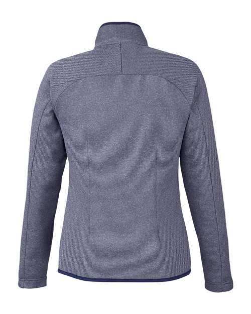 CORE365 Women's Venture Heathered Stripe Full-Zip Jacket - Image 14