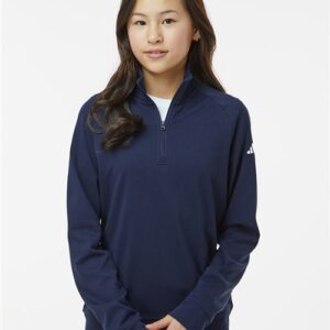 Adidas Youth Performance Quarter-Zip Pullover