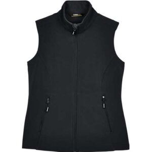 CORE365 Women's Cruise Two-Layer Fleece Bonded Soft Shell Vest