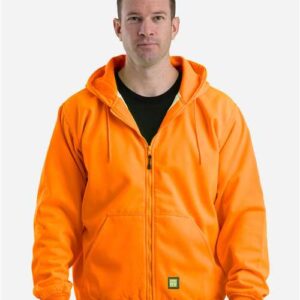 Berne Apparel Men's Heritage Thermal-Lined Full-Zip Hooded Sweatshirt