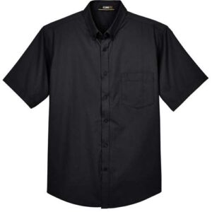 CORE365 Men's Tall Optimum Short Sleeve Twill Dress Shirt
