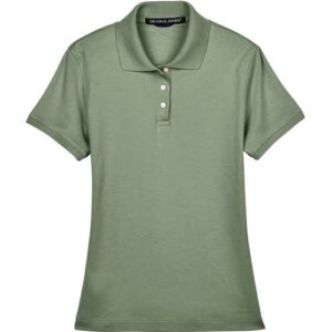 Devon & Jones Women's Perfect Pima Interlock Polo