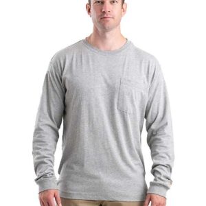 Berne Apparel Men's Performance Long Sleeve Pocket T-Shirt