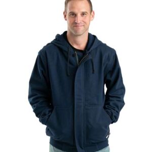 Berne Apparel Men's Flame Resistant Full-Zip Hooded Sweatshirt