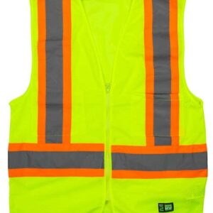 Berne Apparel Men's Hi-Vis Class 2 Multi-Color Vest