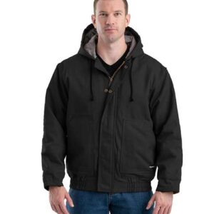 Berne Apparel Men's Tall Flame-Resistant Hooded Jacket