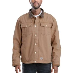 Berne Apparel Men's Tall Vintage Washed Sherpa-Lined Work Jacket