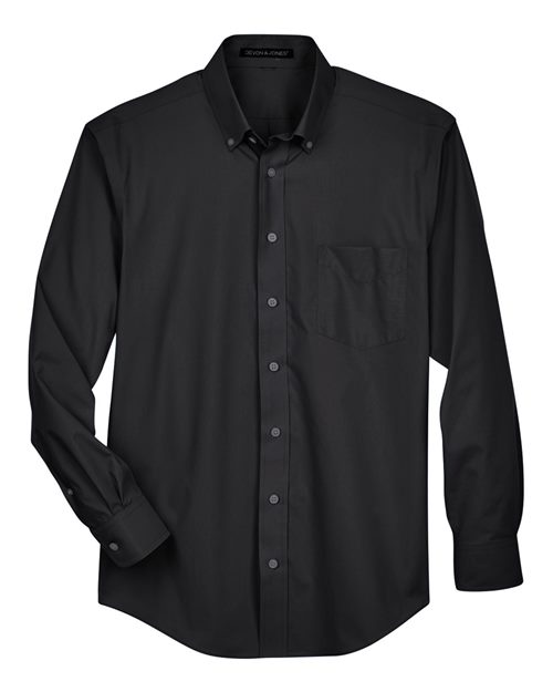 Devon & Jones Men's Tall Crown Collection® Broadcloth Woven Dress Shirt