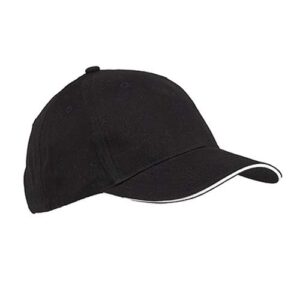 Big Accessories Brushed Twill Sandwich Cap