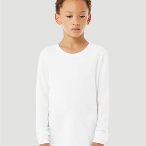 BELLA + CANVAS 3501YCVC - Youth Heather CVC Long Sleeve Tee