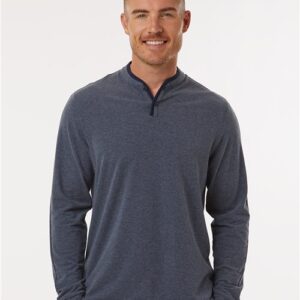 Adidas A597 - Men's Henley Long Sleeve T-Shirt