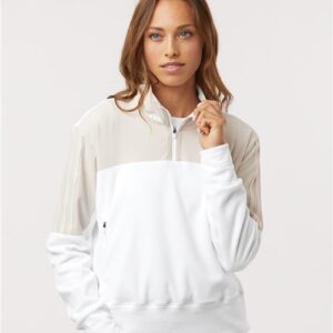 Adidas A601 - Women's Fleece Quarter-Zip Pullover