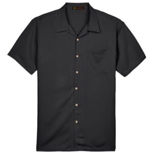 Harriton Men's Bahama Cord Camp Shirt