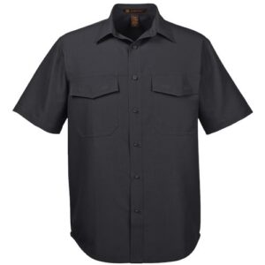 Harriton Men's Key West Short Sleeve Performance Staff Shirt