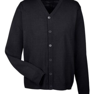 Harriton Men's Pilbloc™ V-Neck Button Cardigan Sweater
