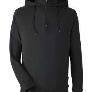 Swannies Unisex Vandyke Quarter-Zip Hooded Pullover