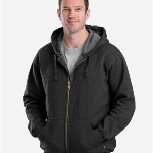 Berne Apparel Men's Heritage Full-Zip Hooded Sweatshirt