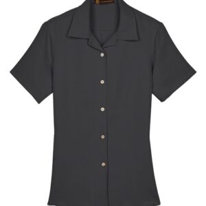 Harriton Women's Bahama Cord Camp Shirt