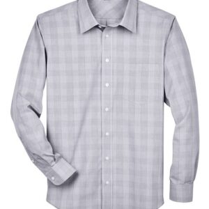 Devon & Jones Men's Crown Collection® Glen Plaid Woven Dress Shirt