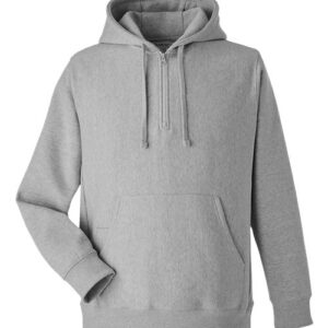 Team 365 Unisex Zone HydroSport™ Heavyweight Quarter-Zip Hooded Sweatshirt