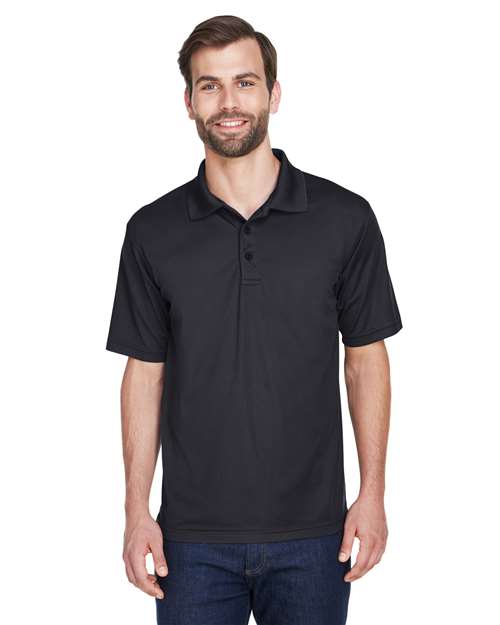 UltraClub Men's Cool & Dry Mesh Piqué Polo - Image 3