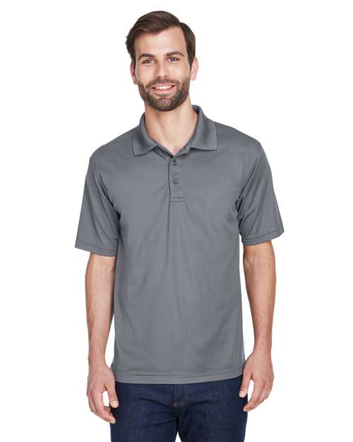 UltraClub Men's Cool & Dry Mesh Piqué Polo - Image 9