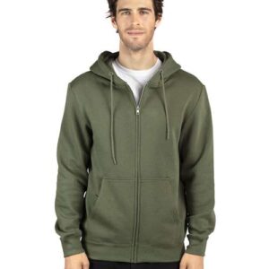 Threadfast Apparel Unisex Fleece Full-Zip Hooded Sweatshirt