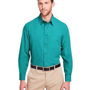 UltraClub Men's Bradley Performance Woven Shirt