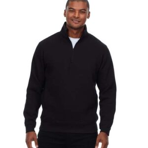 Threadfast Apparel Unisex Ultimate Fleece Quarter-Zip Sweatshirt