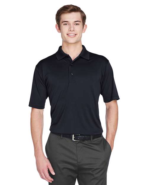 UltraClub Men's Cool & Dry 8-Star Elite Performance Interlock Polo - Image 3