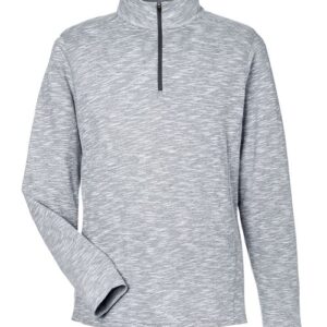 North End Men's Eclipse Jacquard Quarter-Zip Pullover