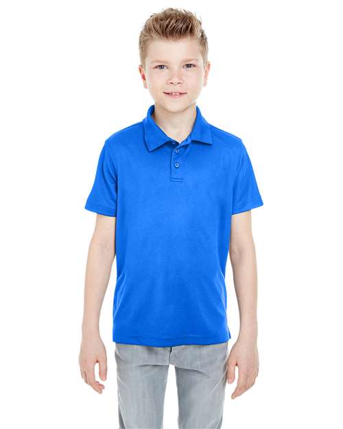 UltraClub Youth Cool & Dry Mesh Piqué Polo - Image 4