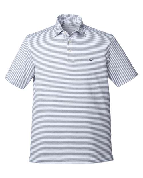 vineyard vines Men's Heathered Winstead Sankaty Polo - Image 8