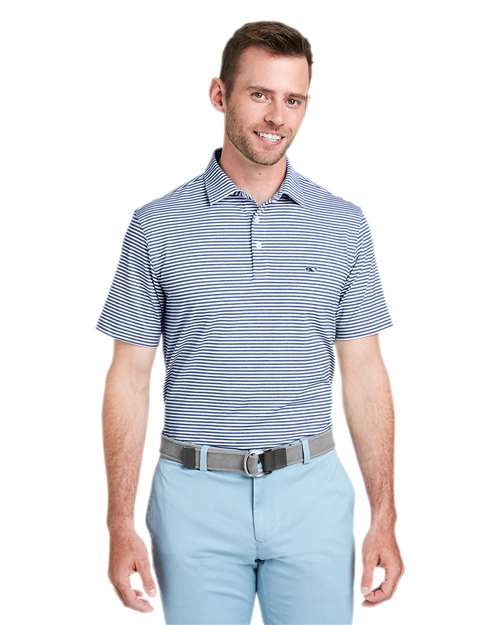 vineyard vines Men's Heathered Winstead Sankaty Polo - Image 17