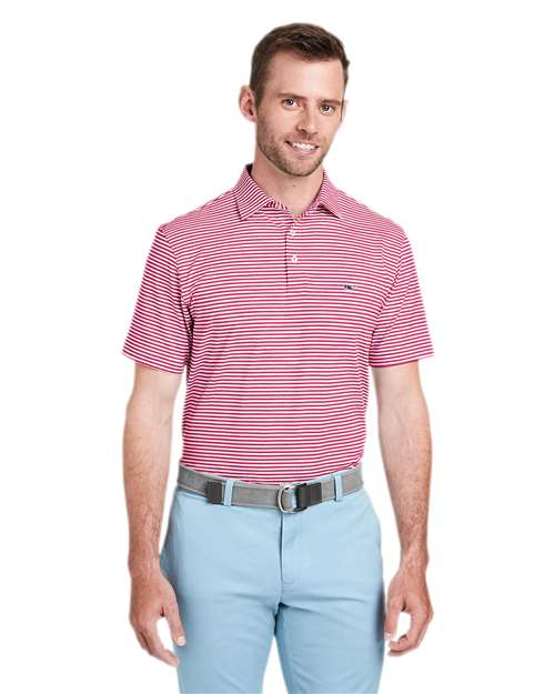 vineyard vines Men's Heathered Winstead Sankaty Polo - Image 23