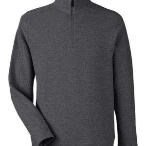 North End Men's Spirit Textured Quarter-Zip Pullover