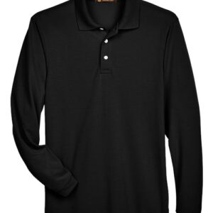 Harriton Men's Easy Blend™ Long Sleeve Polo